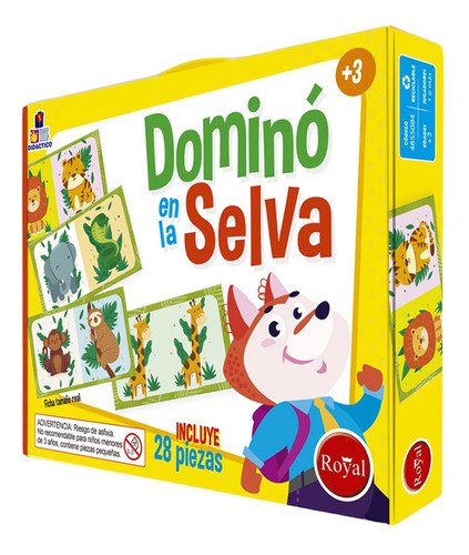 Juego Domino En La Selva En Valija Royal Súper Oferta