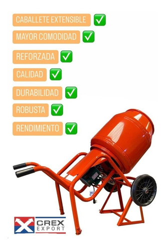 Trompito Hormigonera Reforzada Con Caballete