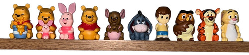 Set 10 Figuras Winnie Pooh Piglet, Igor, Conejo, Tigger..