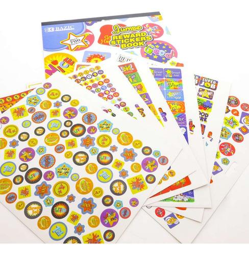 Calcamonias Libro Gigante Con Pegatinas De Recompensa