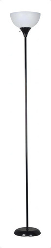 Mainstays Lampara De Piso 180.3 Cm Metal (blanco,negro,plata