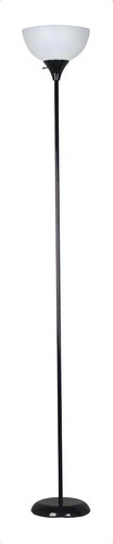 Mainstays Lampara De Piso 180.3 Cm Metal (blanco,negro,plata,café) Color De La Pantalla blanco