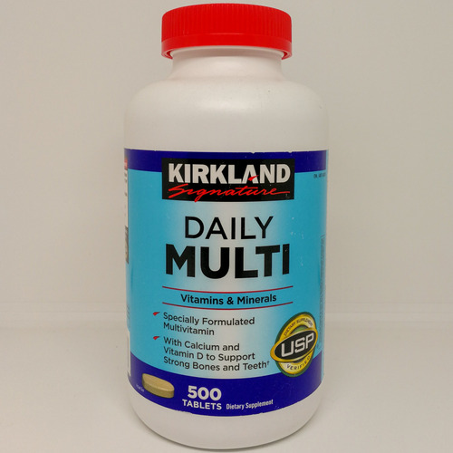 Multi Daily Vitamins & Minerals - 500 Tabletas Kirkland