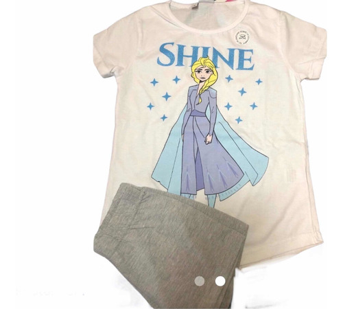 Pijama Con Lic. Disney Frozen Elsa Verano