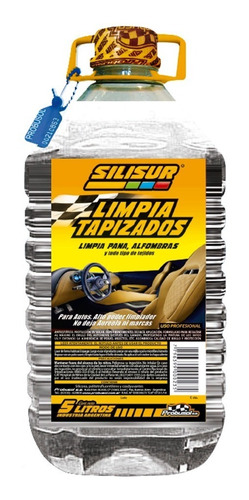 Limpia Tapizados Líquido Silisur Carwash 5lt