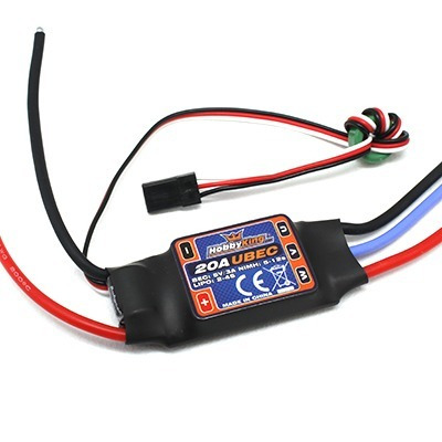 Controlador De Velocidad 20a Con Bec 5v/3a F-20a