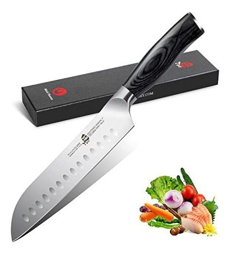 Cuchillo De Chef Japonés De 7 Pulgadas, 