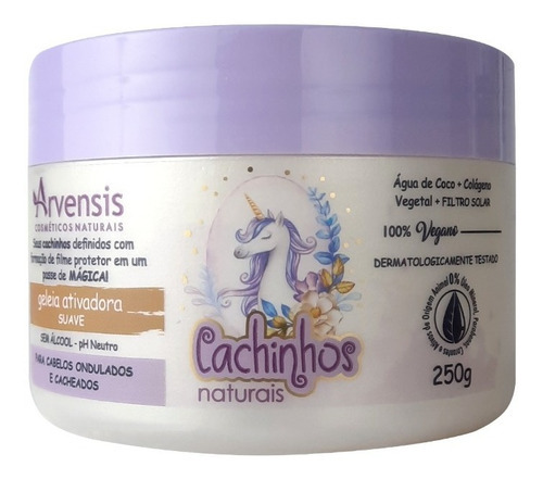 Kit Arvensis Cachinhos 2 Shampoo + 1 Cond. + 1 Geleia Suave