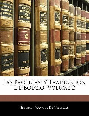 Libro Las Er Ticas - Esteban Manuel De Villegas