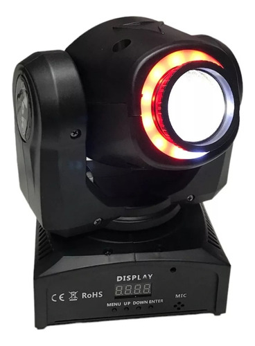 Cabezal Movil Led 30w Luces Gbr Dmx 