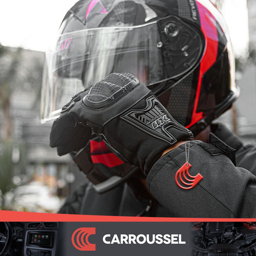 Imagem 6 de 8 de Luva X11 Masculina Blackout Touch Verão Motociclista Moto