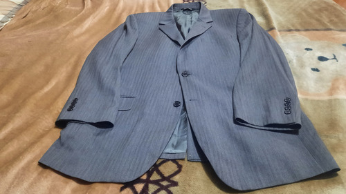 Saco Jos A Bank 44l Lana Poco Uso, Brooks Brothers Gris Oscuro 44l (Usado)