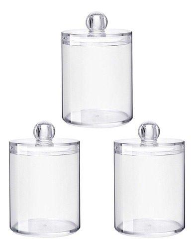 Frascos De De 3 Piezas Con Tapas Organización Baño