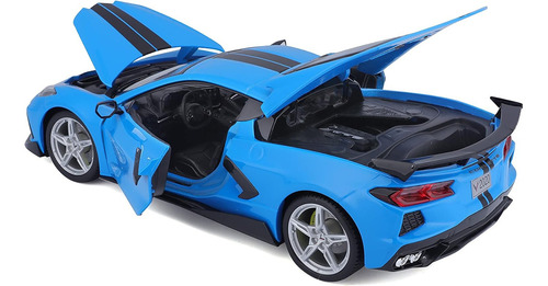 2020 Chevrolet Corvette Stingray Coupe Escala 1:18 Maisto Color Azul