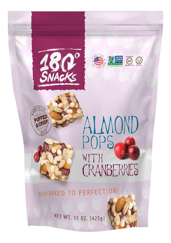 180 Snacks Paletas De Arroz Con Almendras Y Arándanos - Boca