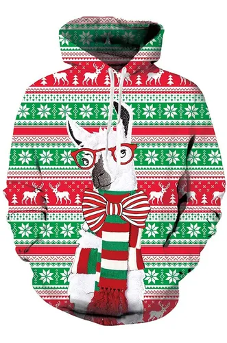 comprar 3d Gráfico Sudadera Con Capucha Con Forro Polar Realista Sud