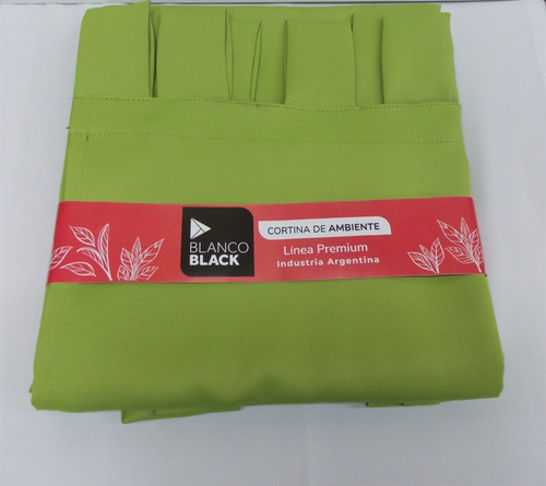 Imagen 4 de 6 de Cortina Blackout Textil 100% Blanco Black