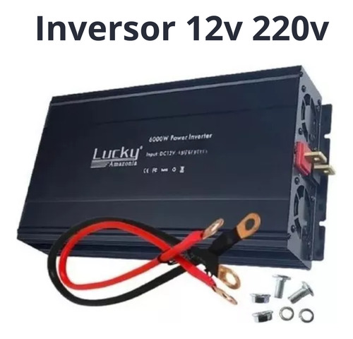 Inversor Energia 6000w 12v Para Ac 220v Conversor Modificado