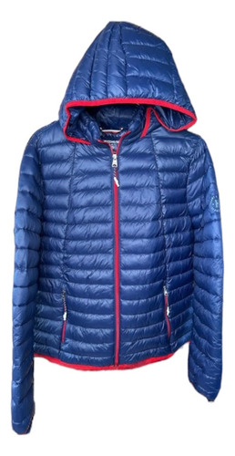 Chamarra Tommy Hilfiger Acolchada Mujer Talla L (original)