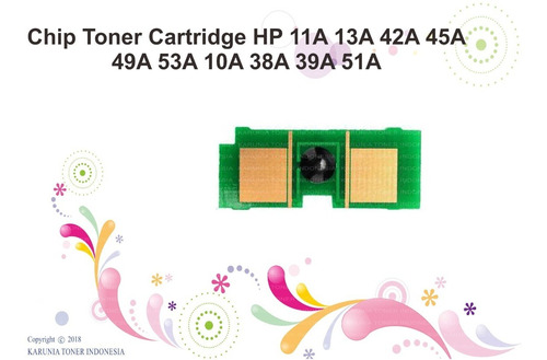 Chips Hp Universal 53a 51a 13a 49a 10a 11a 38a 39a 42a