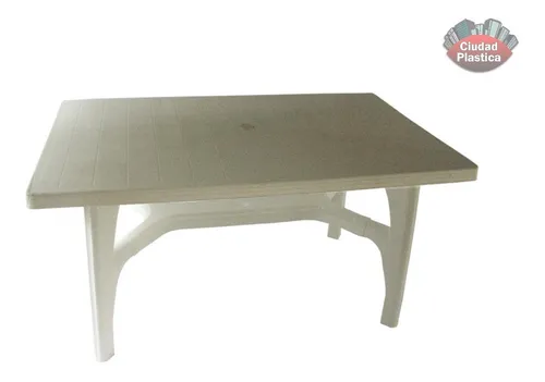 Mesa Rectangular Reforzada Patas En Cruz 1,40 X 78 Cm