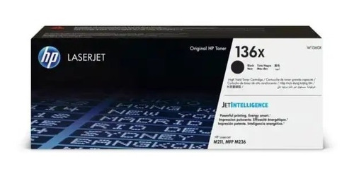 Toner Hp 136x W1360x Xl Negro Original Para M236 Wis Tecno