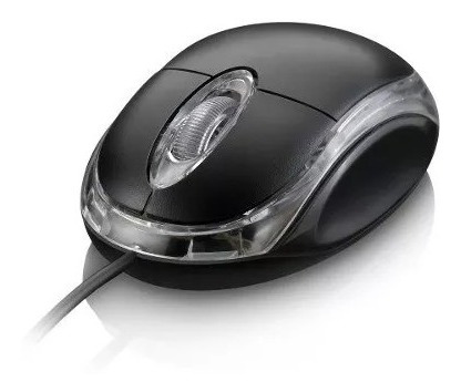 Mouse Para Notebook Óptico Usb Windows Knup 1200dpi Led Pc