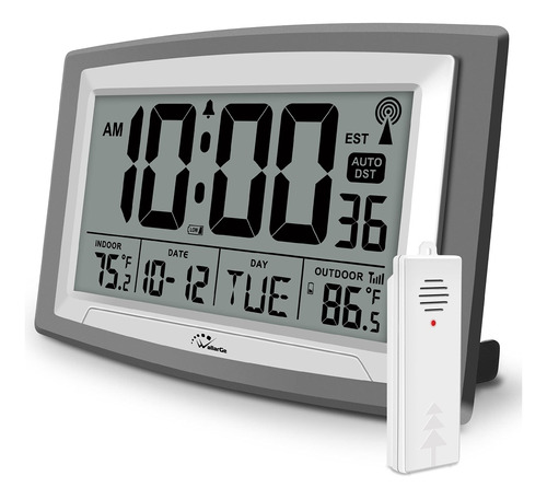 Reloj Digital De Pared Con Temperatura Pantalla Grande Ide