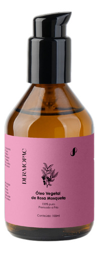 Óleo Vegetal Rosa Mosqueta 100% Puro Natural Dermopac 100ml Fragrância Neutra