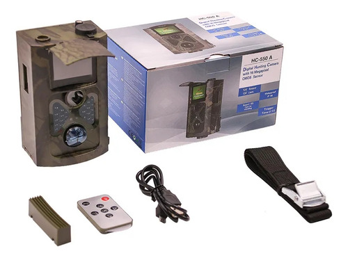 Câmera Trilha Caça Noturna Ceva Vídeo Detector 120grauhc-550