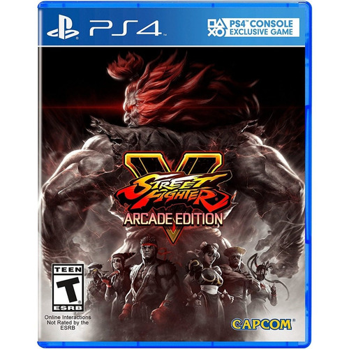 Street Fighter V Arcade Edition - Ps4 - Mídia Física