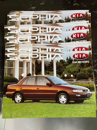 Folder Catálogo Folheto Prospecto Kia Sephia Gtx Original