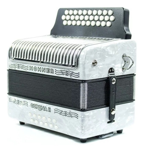 Acordeón Hohner Corona Ii Fa 31 Botones 12 Bajos A5642 Funda