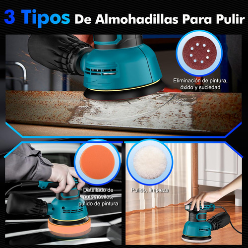 Pulidora Orbital,lostrain Rotativa 5 De 6velocidad Variable