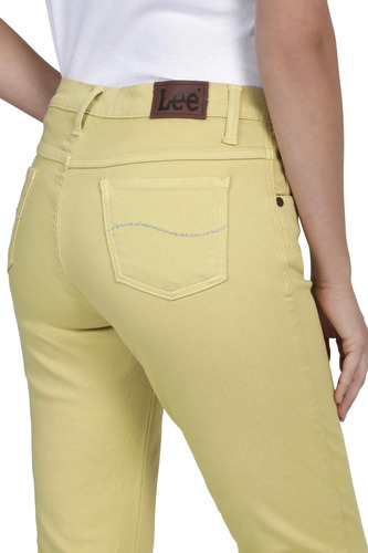 Pantalon Jeans Skinny Cintura Alta Lee Mujer 02m6