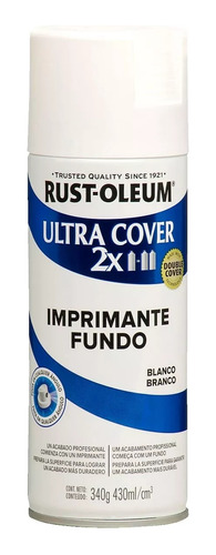 Pintura Aerosol Ultra Cover 2x Imprimante Blanco 340gr Rust 