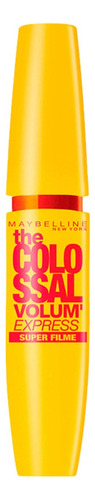 Máscara De Cílios Maybelline The Colossal Super Filme Preto