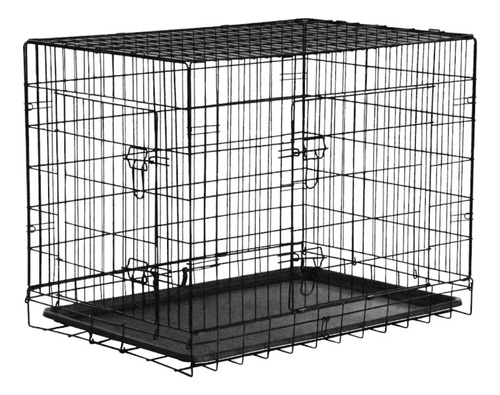 Orienpet Jaula Para Perro Xl Doble Puerta Bandeja 106x71x76