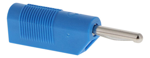 Conector Banana Macho No Aisaldo Azul