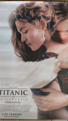 Afiche De La Película Titanic. 25 Aniversario.