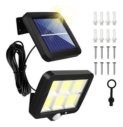 Sunjoyco Luz Solar Para Exteriores 120 Led Sensor De Movimie