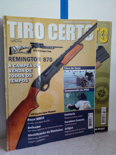 Revista Tiro Certo N. 10 E N. 14 (Usado)