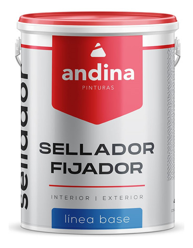 Sellador Fijador Al Agua Andina X 4lts - Prestigio