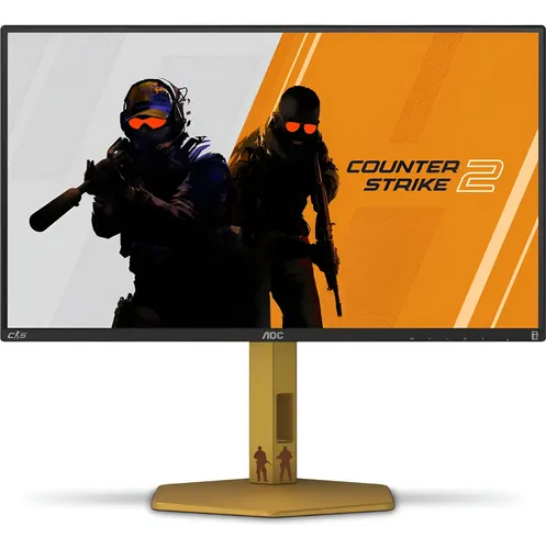 Monitor Gamer Aoc Agon Cs2 25'' 310hz Base Ajustável Cs25g Preto/dourado 127/220v
