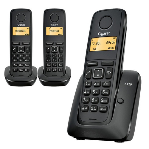Telefono Inalambrico Siemens Gigaset Dect 6.0 A120 Triple