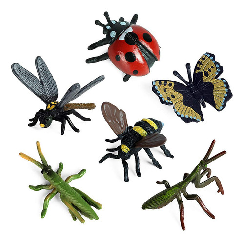 Bonecos De Brinquedo Rcomg Realistic Insects, 12 Unidades Pa