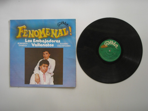 Lp Vinilo Los Embajadores Vallenatos Fenomenal Colombia 1985