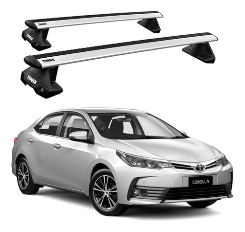 Rack Thule Wingbar Evo Toyota Corolla Sedan 19 -