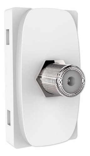 Modulo Tomada Tv Coaxial - 85318 Alumbra Gracia Cor Branco