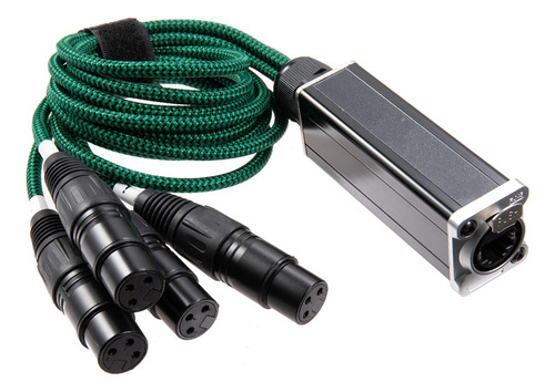 1 Par Xlr/dmx De 4 Canais E 3 Pinos Para Ethercon Rj45 Ether